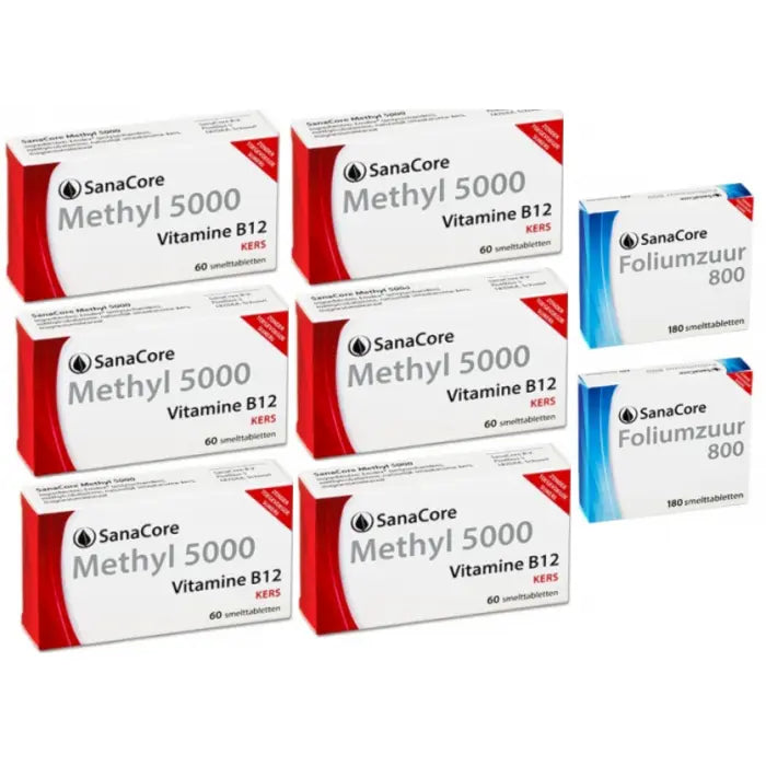 Sanacore B12 ACTIEPAKKET STRONG+ 12 maand Mijn winkel