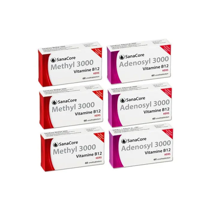 Sanacore B12 PAKKET STRONG 6 MAAND (zonder foliumzuur) - 123superfoods