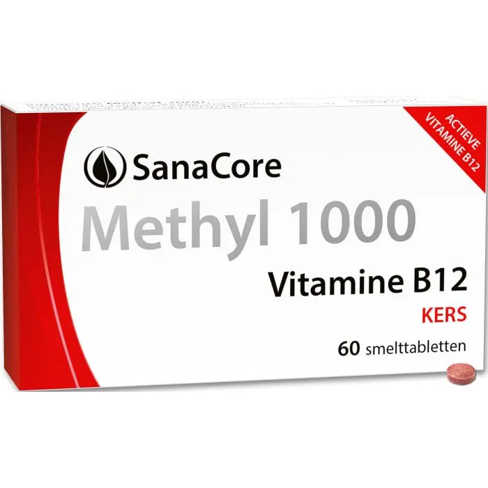 Sanacore B12 Methylcobalamine 1.000mcg zuigtabletten (zonder foliumzuur) - 123superfoods