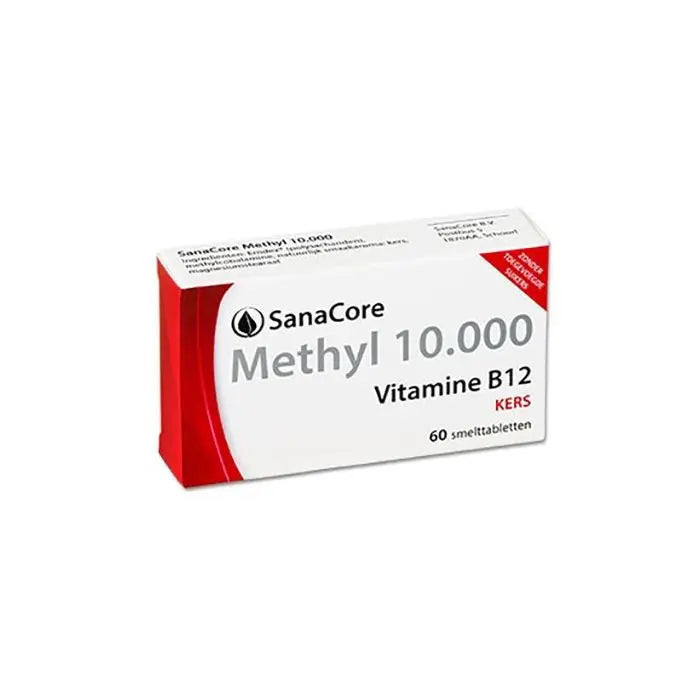 Sanacore B12 Methylcobalamine 10.000mcg zuigtabletten - 123superfoods