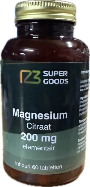 Magnesium Citraat 200mg - 123superfoods