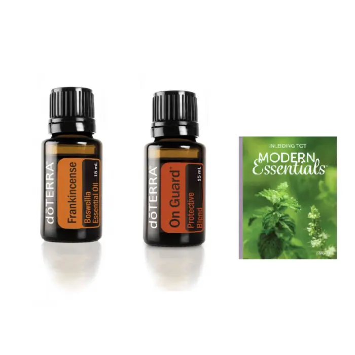 Frankincense, On Guard + gratis Mini Boekje Inleiding Modern Essentials - 123superfoods