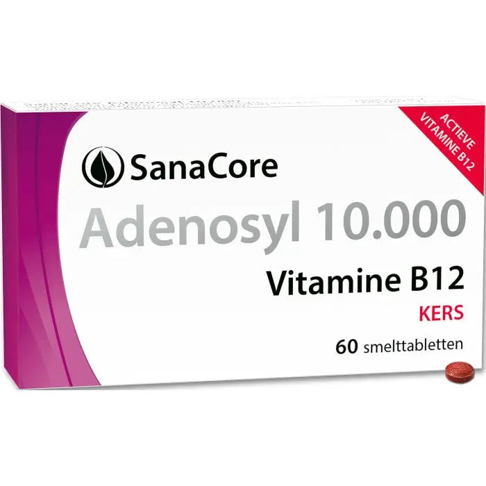 Sanacore B12 Adenosylcobalamine 10.000mcg zuigtabletten - 123superfoods