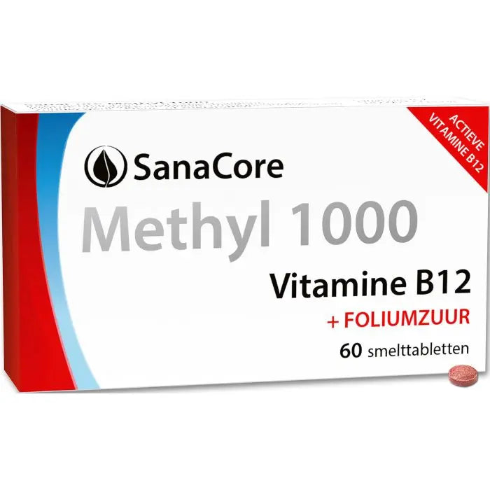 Sanacore B12 Methylcobalamine 1.000mcg zuigtabletten - 123superfoods
