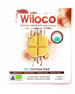 Wiloco Chocolade Reep Wit Praline 90 gram